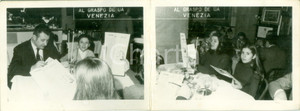 Materiale pubblicitario d’epoca 1970 ca VENEZIA Ristorante AL GRASPO DE UA Portafiammiferi pubblicitario 1