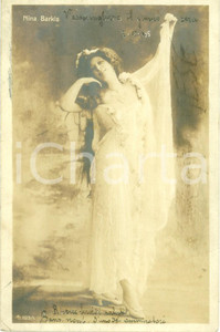 Cartolina originale da collezione 1905 TEATRO Nina BARKIS nei panni di SalomÃ¨ Cartolina FP VG 1