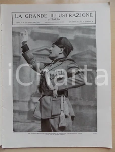 Giornale, rivista storica 1925 GRANDE ILLUSTRAZIONE D ITALIA  Idrovolante ALCIONE Rivista Anno II n.10 1