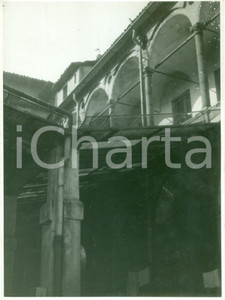 Fotografia d epoca originale 1936 MILANO Edificio dell OSPEDALE MAGGIORE prima del restauro Fotografia 1