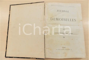 Giornale, rivista storica 1905 JOURNAL DES DEMOISELLES Annata completa rilegata in volume 1
