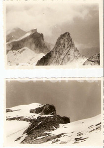 Fotografia d epoca originale 1946 VAL MASINO SO Panorama TURBINASCA Lotto 2 Fotografie 9x6 1