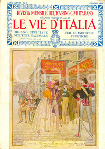 Giornale, rivista storica 1922 LE VIE D ITALIA TCI La XIII Biennale di VENEZIA Anno XXVIII nÂ°6 CINZANO 1