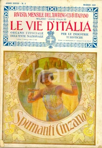 Giornale, rivista storica 1922 LE VIE D ITALIA TCI Lago del TIRSO il più grande al mondo Anno XXVIII n°3 1