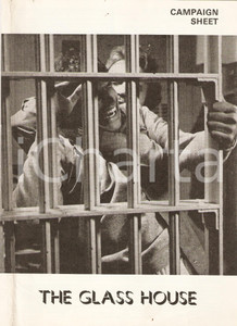 Oggetto da collezione cartaceo 1972 THE GLASS HOUSE Movie by Tom GRIES Truman CAPOTE Alan ALDA Campaign sheet 1