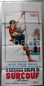 Oggetto da collezione cartaceo 1967 GRANDE COLPO DI SURCOUF Gerard BARRAY Locandina Illustrata Renato CASARO 1