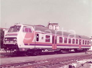 Fotografia d epoca originale 1980 ca FF.SS. Ferrovie Stato Treno B12E Fotografia 1