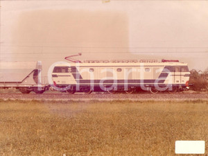 Fotografia d epoca originale 1980 CODOGNO  CREMONA TIBB Tecnomasio Italiano BROWN BOVERI Treno E633.002 FOTO 1