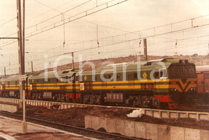 Fotografia d epoca originale 1970 ca IRAN  IRR Locomotive ALSTHOM type BB Fotografia 1