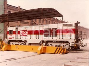 Fotografia d epoca originale 1970 ca ESPANA  FEVE Maquinista Terrestre y Mari­tima MTM Locomotiva 1601 Foto 1