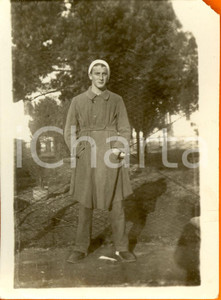 Fotografia d epoca originale 1931 BRESCIA Ospedale MILITARE  Soldato durante convalescenza Foto 6 x 9 cm 1