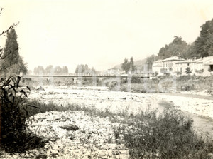 Fotografia d epoca originale 1982 BAGNARIA PV Torrente STAFFORA  Alveo nei pressi dell abitato Fotografia 1