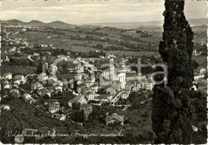 Cartolina originale da collezione 1952 VALDOBBIADENE TV Veduta panoramica con Duomo Cartolina FG VG 1