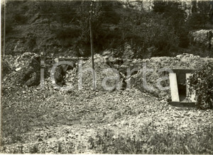 Fotografia d epoca originale 1935 ca TRESCORE BALNEARIO BG Lavori per Strada Statale 42 TONALEMENDOLA Foto 1