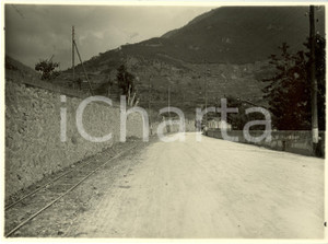 Fotografia d epoca originale 1932 BERGAMO Strada Statale 42 del TONALE e della MENDOLA Fotografia 1