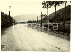 Fotografia d epoca originale 1932 BERGAMO Strada Statale nÂ°42 del TONALE e della MENDOLA scorcio Fotografia 1