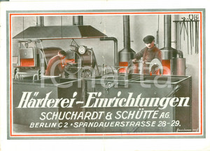 Cartolina originale da collezione 1927 BERLIN HÃ¤rtereiEinrichtungen SCHUCHARDT & SCHUTTE Cartolina ILLUSTRATA 1