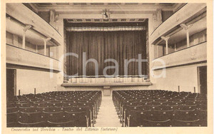 Cartolina originale da collezione 1944 CONCORDIA SUL SECCHIA MO Palcoscenico TEATRO DEL LITTORIO Cartolina FP 1