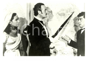 Fotografia d epoca originale 1956 FRANCIA Cinema David NIVEN Giro mondo in 80 giorni Foto scena RISTAMPA 1987 1