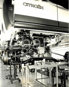 Fotografia d epoca originale 1980 ca SENTHEIM F DANGEL Casa automobilistica  Lavori furgone CITROEN Foto 1
