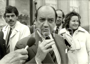Fotografia d epoca originale 1982 PARIS F ELYSEE Claude CHEYSSON Ministre des Relations ExtÃ©rieures Photo 1