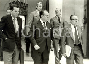 1980 PARIS (F) Raymond BARRE Jean François-PONCET Christian BONNET *Photographie