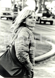 Fotografia d epoca originale 1989 SVIZZERA Bo DEREK in onda su SUISSE ROMANDE Film Changement de saison Foto 1