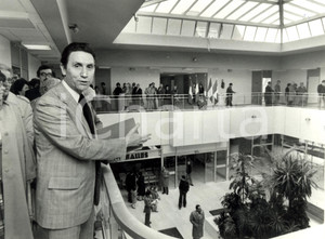 Fotografia d epoca originale 1980 FRANCIA Jean ROYER inaugura nuovo mercato coperto HALLES de TOURS Foto 1