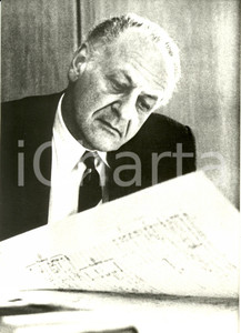 Fotografia d epoca originale 1978 SVIZZERA Rolf LIEBERMANN ospite DESTINS Television SUISSE ROMANDE Foto 1