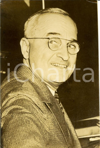 Fotografia d epoca originale 1945 WASHINGTON USA Harry TRUMAN nel suo studio Fotografia 1