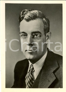 Fotografia d epoca originale 1945 ca USA Erwin Dain CANHAM Journalist and radio commentator Photograph 1