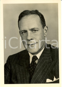 Fotografia d epoca originale 1945 ca USA Donald Read HEATH Ambassador to BULGARIA Photograph 1