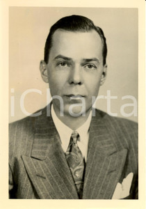 Fotografia d epoca originale 1950 ca USA George Venable ALLEN Assistant Secretary of State Photograph 1