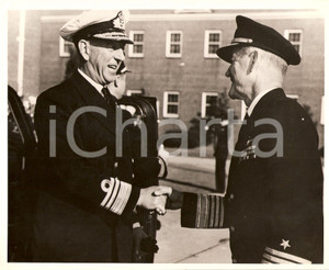 Fotografia d epoca originale 1950 ca NATO Admiral Lynde MCCORMICK Supreme Allied Commander Atlantic SACLANT 1