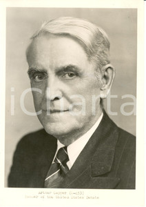 Fotografia d epoca originale 1930 ca USA Arthur CAPPER Member of the Senate from KANSAS Photograph 1