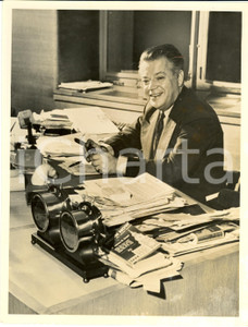 Fotografia d epoca originale 1950 ca USA David DUBINSKY President International Ladies Garment Workers Union 1