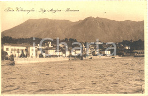 Cartolina originale da collezione 1925 PORTO VALTRAVAGLIA VA Veduta panoramica dal lago Cartolina postale FP VG 1