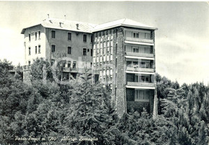 Cartolina originale da collezione 1964 PASSO PENICE PV Veduta dell Albergo Buscaglia Cartolina animata FG VG 1