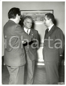 Fotografia d epoca originale 1969 ROMA Convegno ISLE  Umberto COZZOLINI Presidente INISM e SHUNT Fotografia 1