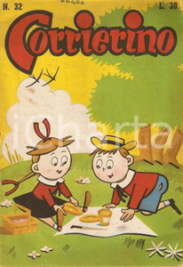 Giornale, rivista storica 1954 CORRIERINO Numero 32 Racconto di Franco CAPELLI Rivista Edizione GARZANTI 1