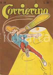 Giornale, rivista storica 1954 CORRIERINO Numero 28 Racconto di Livio RUBER Rivista Edizione GARZANTI 1