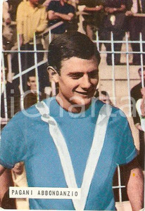 Oggetto da collezione cartaceo EDIZIONI FOTO CALCIO  CALCIATORI 1965  1966 Figurina Abbondanzio PAGANI n. 37 1