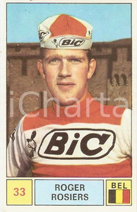 Oggetto da collezione cartaceo PANINI  SPRINT 1971 Figurina Roger ROSIERS n. 33 Ciclismo Sponsor BIC 1
