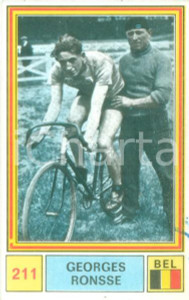 Oggetto da collezione cartaceo PANINI  SPRINT 1971 Figurina valida Georges RONSSE n 211 Ciclismo BELGIO 1
