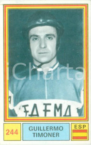 Oggetto da collezione cartaceo PANINI  SPRINT 1971 Figurina Guillermo TIMONER n. 244 Ciclismo  SPAGNA 1