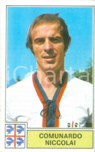 Oggetto da collezione cartaceo PANINI CALCIATORI 1971  1972 Figurina Comunardo NICCOLAI Serie A CAGLIARI 3 1