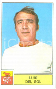 Oggetto da collezione cartaceo PANINI  CALCIATORI 1971  1972 Figurina Luis DEL SOL Serie A ROMA 1