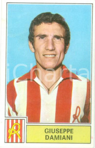 Oggetto da collezione cartaceo PANINI  CALCIATORI 1971  1972 Figurina Giuseppe DAMIANI Lanerossi VICENZA 3 1
