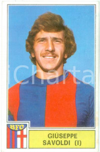 Oggetto da collezione cartaceo PANINI CALCIATORI 1971  1972 Figurina Giuseppe SAVOLDI Serie A BOLOGNA 2 1