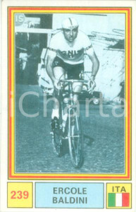 Oggetto da collezione cartaceo PANINI  SPRINT 1971 Figurina Ercole BALDINI n. 239 Ciclismo Sponsor IGNIS 1